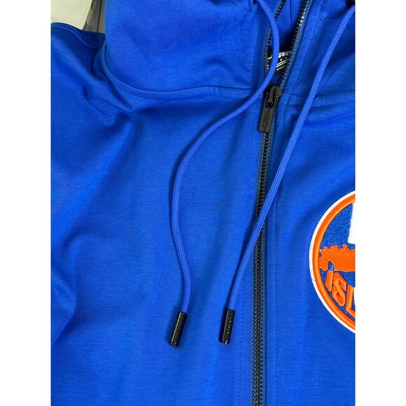 Pro Standard NWT NY Islanders Hoodie Team Logo Blue Orange Winter Streetwear 2X - Picture 8 of 13